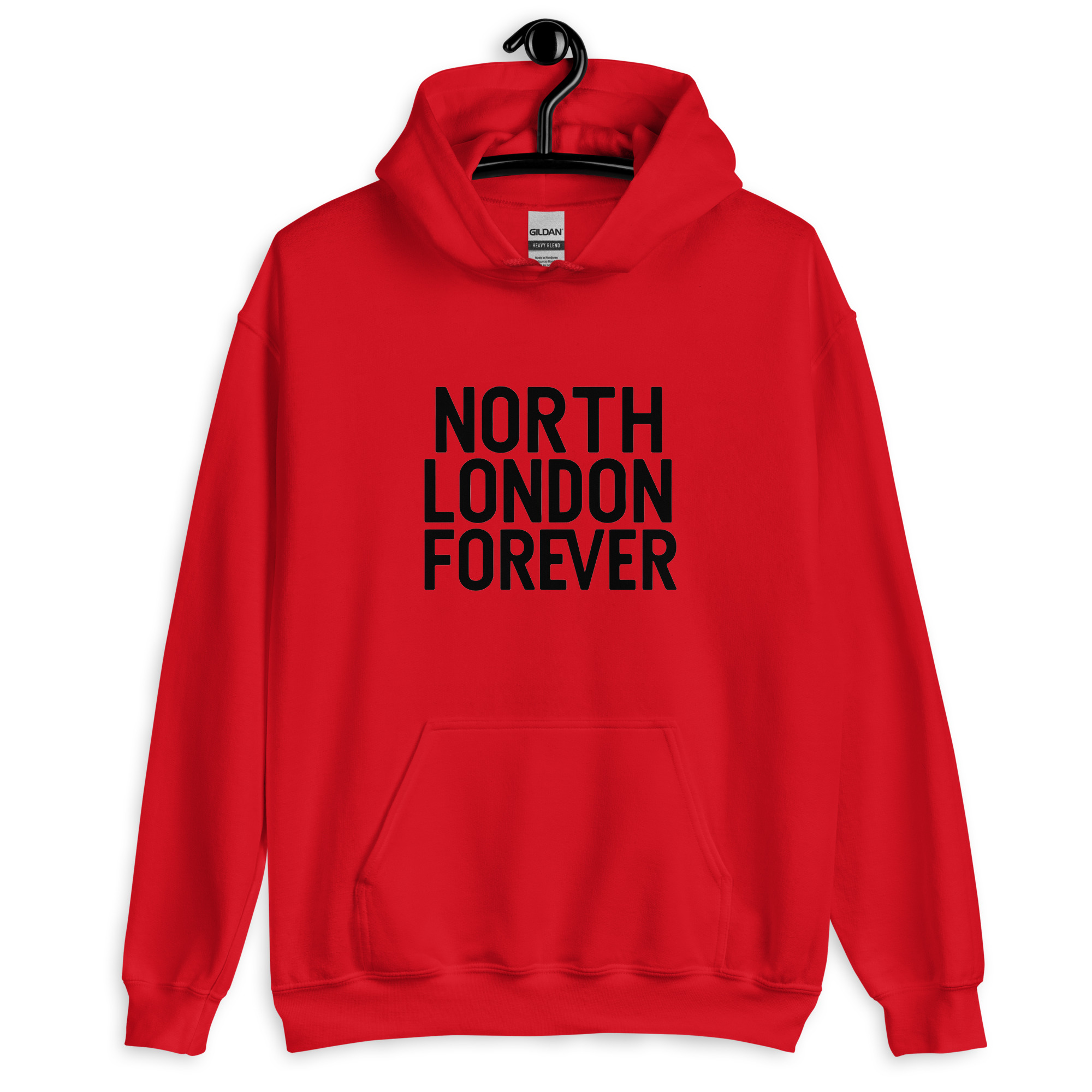 North London Forever – Red/White Arsenal Fan Hoodie
