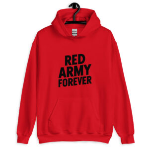 Red Army Forever – White/Red Arsenal Heritage Hoodie
